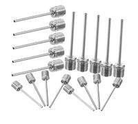 OFFIGAM 120pcs Ball Pump Inflation Needles Needle for Ball Pump Stainless Steel for Silver