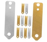 OFFIGAM 12pcs Copper Zinc Anode Strips Scientific Experiments and Electroplating Projects Safe Easy Assembly Zinc and Copper Kit for Fruit Battery Activities