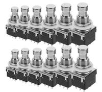 OFFIGAM 12Pcs Guitar Footswitch Pin Non Latching Effect Pedal Durable Contacts Easy Installation for True Bypass Guitar Supplies for Musicians and Enthusiasts