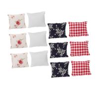 OFFIGAM 12pcs Scale Decorative Cushions Lightweight Compact Models for Sofa and Bedroom Creative Role Playing Accessories Enhancing Imagination and Motor Skills