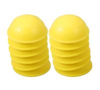 OFFIGAM 12Pcs Silicone Relaxation Massage Cups, Thickened Yellow Cupping Set for Facial Care and Muscle Fatigue Relief, Portable Reusable Kit for Travel Use