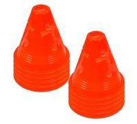 OFFIGAM 12pcs Small Roller Skating Cones for Sports Training High Smooth Surface Practice Markers Lightweight and Agility Obstacles for Outdoor Skating Drills