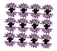 OFFIGAM 12pcs Tiny Butterfly Hair Clips for Girls Small Sparkling Claw Clips for Fine Hair Non-Slip for Daily Styles Suitable for Boys and Girls and Teens