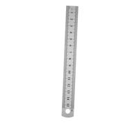 OFFIGAM 15cm Stainless Steel Guitar Measuring Ruler 6-inch Electric Acoustic Guitar Neck Notch Action Gauge Precision String Measuring Tool
