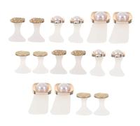 OFFIGAM 16pcs Silicone Toe Separators for Pedicure Manicure Toe Dividers Accessories Pedicure Spacers Tools for Nail Salon