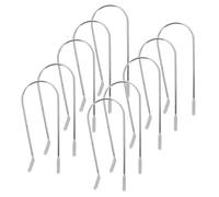 OFFIGAM 16pcs Stainless Steel Hot Roller Clips for Hair Replacement Clips for Lost Or Broken Hot Curlers