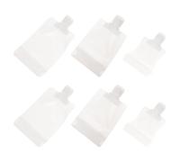 OFFIGAM 18pcs Travel Lotion Storage Pouches Set - Stand-up Emulsion Bags with Flip Cap, 30ml, 50ml, 100ml Sizes - Leakproof Cosmetic Refillable Containers for Toiletries and Makeup