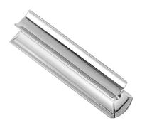 OFFIGAM 1Pc Metal Guitar Slide Bar Silver Finger Slide Stick for Electric Acoustic Guitars Compact Stylish Design for Guitar Enthusiasts