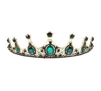 OFFIGAM 1pc Retro Baroque Tiara Crown for Women Elegant Headdress for Wedding Party Durable and Lightweight Bridal Hair Accessory Memorable Engagement Decoration