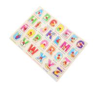 OFFIGAM 1Set Spanish Matching Puzzle for Educational Cognitive Puzzle Board for Early Learning Grip for Enhances Spanish Language Skills