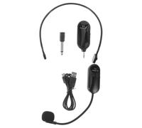 OFFIGAM 2.4g Wireless Headset Microphone System with USB Charging, Noise Cancelling, Comfortable All-day Wear, Plastic and Metal Build, for Classrooms and Public Speaking