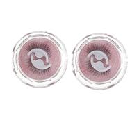 OFFIGAM 2 Pairs Self Adhesive Fake Eyelashes of Portable Skin Friendly Lash Extensions for Makeup Easy Application Durable Comfortable Eye Accessories for All Occasions