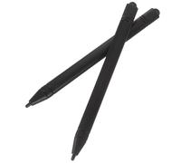 OFFIGAM 2 Pcs Black Plastic Stylus Pens for Drawing Tablets with Precise Notes and Graphic Sketches, Suitable for Drawing and Editing on Tablets, for Students and Teachers