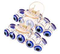 OFFIGAM 2 Pcs Blue Evil Eyes Jaw Hair Claw Clips for Women, Resin Material with Strong Hold and Does Not Damage Hair, Unique Chic Design for Cooking and Everyday Use
