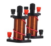 OFFIGAM 2 Pcs Copper Electromagnetic Coils for Physics Teaching Experimental Solenoid Coils for Electromagnetic Induction Studies in Schools and Laboratories