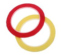 OFFIGAM 2 Rolls Violin and Cello Fingerboard Grip Sticker Tape for Beginners, 3mm Red and Yellow Finger Position Guide for Viola and Orchestral String Instruments