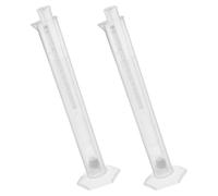 OFFIGAM 2 Sets Alcohol Hydrometer Specific Gravity Hydrometer with 100Ml Plastic Test Cylinder for Wine Making, Brew Beer, and Spirit Density Measurement