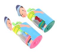 OFFIGAM 2 Sets Lung Breathing Model DIY Assembly for Biology Homework Educational Human Anatomy Mannequin Kit for Accessories Included Random Color