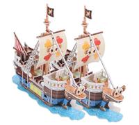 OFFIGAM 2 Sets Pirate Ship Puzzle Kit of Sailboat Model for Adults Teens Engaging DIY Assembly for Creativity Imagination Educational