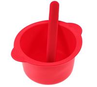 OFFIGAM 2 Sets Silicone Wax Warmer Replacement Bowls with Stirring Sticks and Scraper 400ml Capacity Easy to Mix and Clean for Salon and Home Use