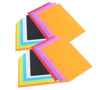 OFFIGAM 20 Sheets Colored Craft Sponge Paper for DIY Projects Scrapbooking and Home Decor Easy to Cut and Use for Classroom and Nursery Activities
