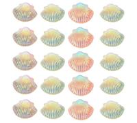 OFFIGAM 20Pcs Gradient Shape DIY Phone Case Decor Accessories Lightweight Craft Charms for Mobile Phone Ornament Making Random Color Random Color