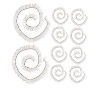 OFFIGAM 20pcs Handmade Doll Eyelash Strips Brown Fake Eyelashes for Doll DIY Craft Accessories Natural Look Faux Lashes for Dress Up