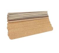OFFIGAM 20pcs Khaki Nail Files Double-Sided Manicure and Surface Sanding Abrasive Paper Nail Art Tool for Home and Professional Salons