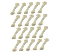 OFFIGAM 20pcs Mini Skeleton Bones White Plastic Fake Bones for Halloween Party Decoration DIY Craft Accessories Prank Props Spooky Human Skeleton Ornaments for Festive Atmosphere and