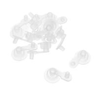 OFFIGAM 20pcs Replacement Air Nozzles for Swimming Transparent Inflatable Toy Nozzle for Quick Inflate of Water Toys Air Mattresses Compatible Valves Easy to Store