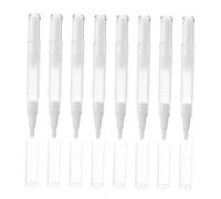OFFIGAM 21Pcs Empty Nail Oil Pens Transparent Cosmetic Containers for Lip Gloss Nail Polish Essential Oils and More Easy to Use Travel Friendly Design