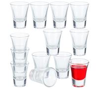 OFFIGAM 24pcs Glass Communion Chalices Set 10ml Small Holy Eucharist Cups for Standard Church Communion Trays First Grail Drinkware for Religious Services