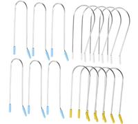 OFFIGAM 24pcs Hot Curler Clips Replacement Secure Hold for Heated Hair Rollers Durable U Shape Design for Home Salon Use Compatible with Various Roller