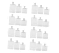 OFFIGAM 24pcs Travel Organiser Lotion Pouch Compact Portable Bag for Toiletries Cosmetics
