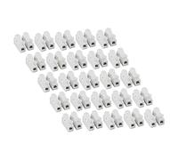 OFFIGAM 25pcs Push-in Wire Connectors with Copper Core Quick Splice Terminal Blocks for LED Strip Lights Home Appliances Motors and Electrical Control Flame Retardant High Pressure