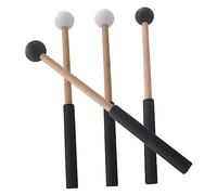 OFFIGAM 2pairs Xylophone Bell Mallets Wood Rubber Percussion Marimba Mallets for Boys and Girls Beginners Practice in Music Class