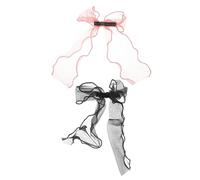 OFFIGAM 2pcs Adorable Gauze Bowknot Duckbill Hair Clip for Women Random Color Stylish Hair Accessories for Women for Various Occasions Random Color