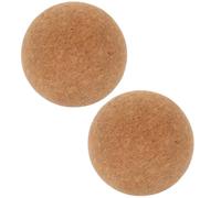 OFFIGAM 2pcs Cork Yoga Massaging Ball Lightweight Muscle Fatigue Relief and Trigger Point Release for Feet and Fingers at Home Use Prior to The Gym