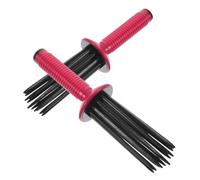 OFFIGAM 2pcs Curly Hair Styling Comb Anti- Blow Drying Brush for Curls Versatile Hair Tool for Home and Travel Volume and Fullness