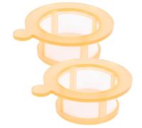 OFFIGAM 2pcs Disposable Cell Mesh Strainers for Laboratory Use, Polypropylene Nylon Material, Round Shape with Improved Ventilation and Easy Use, for Science Experiment and Class Teaching
