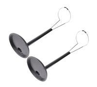 OFFIGAM 2Pcs Doll Display Rack Black Stand for Dolls Portable Storage for Home Decor Organization Design Space Saving Display for Fashion