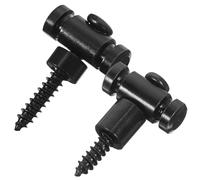 OFFIGAM 2pcs Durable Guitar String Retainer for Electric Guitars Iron Headstock Press Locking Nut Sleek Design Enhances Visual Appeal and Stability