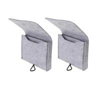 OFFIGAM 2PCS Essential Oil Storage Bag Small Travel Pouch for Bottles Portable Multi Purpose Organizer for Essential Oils Travel Friendly and Durable Design
