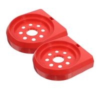 OFFIGAM 2pcs Fire Extinguisher Bracket Stand for 3-8kg Extinguishers, Plastic Stable Floor Holder with Secure Position, for Compact Spaces and Warehouse Use
