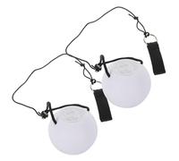 OFFIGAM 2Pcs Glow Dark LED Juggling Balls Colorful Light Up Balls for Indoor Fun for Beginners Experienced Portable Design Strong Impact Resistance