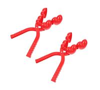 OFFIGAM 2Pcs Heart Shaped Snow Ball Clip Winter Outdoor for Family Fun Snowy Weather Design for and Quick Making