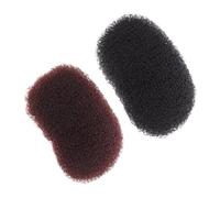 OFFIGAM 2pcs Invisible Hair Volume Clips Discreet Puff Sponge Bump Inserts for Women and Secure Hold Hair Barrettes for Instant Height and Texture Brown and Black for Easy Styling