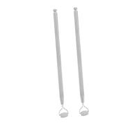 OFFIGAM 2Pcs Jade Eye Roller Facial Massage Tool Aging and Skin Firming Stick for Portable Beauty Care Enhances Skincare Absorption and Nose Shaping for Women Men