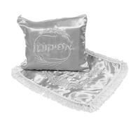 OFFIGAM 2pcs Jewish Satin Embroidered Chanukah Treat Bags Holiday Party Cookie Holders Vienna Series Elegant Hanukkah Gifts