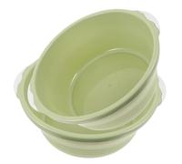 OFFIGAM 2pcs Large Basin Multifunctional Household Foot Basin for Kitchen Bathroom Use Safe Design Anti- Bottom for Family Friends